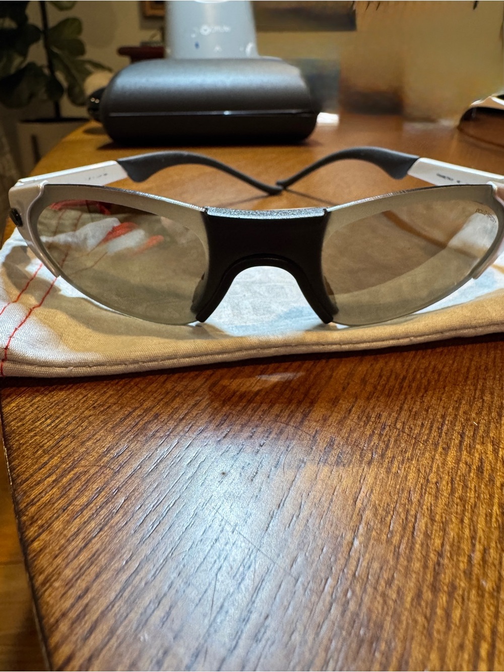 Y2K Polo Sport Polarized Sunglasses - Black and Silver